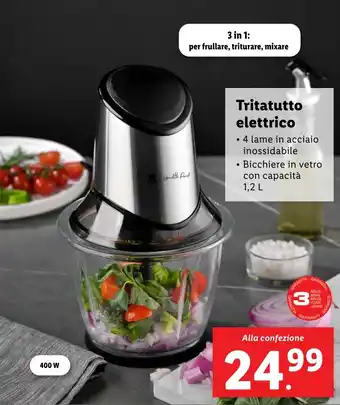 Lidl Tritatutto elettrico offerta