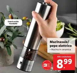 Lidl Macinasale/ pepe elettrico offerta