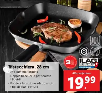 Lidl Bistecchiera, 28 cm offerta