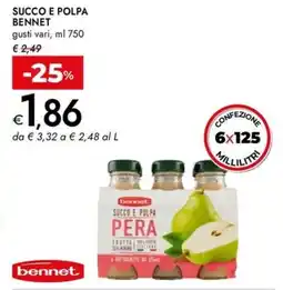 Bennet Succo e polpa BENNET offerta