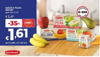 Bennet Succo e polpa BENNET offerta