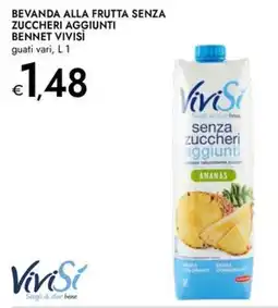 Bennet Bevanda alla frutta senza zuccheri aggiunti BENNET VIVISI offerta