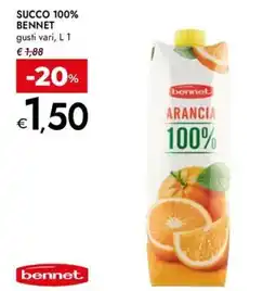 Bennet Succo 100% BENNET offerta