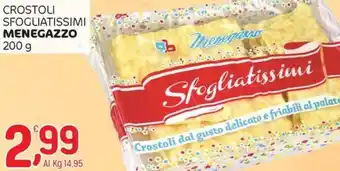 Crai Crostoli sfogliatissimi MENEGAZZO offerta