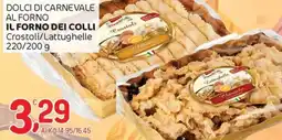 Crai Dolci di carnevale al forno IL FORNO DEI COLLI offerta