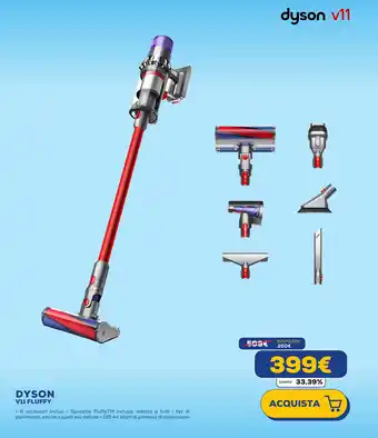 Euronics DYSON V11 FLUFFY offerta