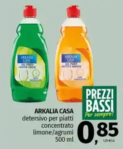 Pam ARKALIA CASA detersivo per piatti concentrato limone/agrumi offerta