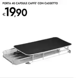 Bennet Porta 40 capsule caffe' con cassetto offerta