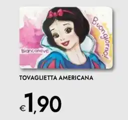 Bennet Tovaglietta americana offerta