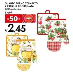 Bennet Guanto forno stampato + presina coordinata offerta