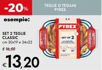 Bennet Teglie o tegami PYREX offerta