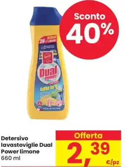 Despar Detersivo lavastoviglie Dual Power limone offerta