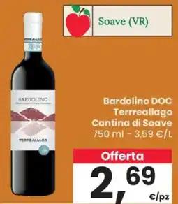 Despar Bardolino DOC Terrreallago Cantina di Soave offerta