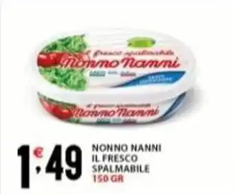 Supermercati Trisss NONNO NANNI il fresco spalmabile offerta