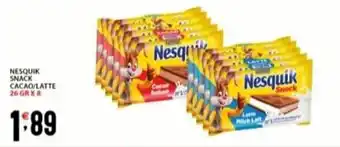 Supermercati Trisss NESQUIK snack cacao/latte offerta