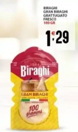 Supermercati Trisss BIRAGHI Gran biraghi grattugiato fresco offerta