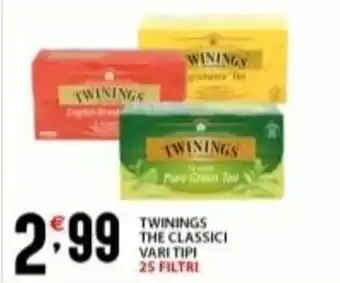 Supermercati Trisss TWININGS The classici offerta