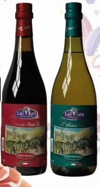 Market Pinco La mura vino gragnano rosso – bianco offerta