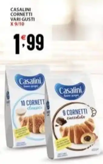 Supermercati Trisss CASALINI Cornetti x9/10 offerta