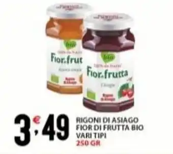 Supermercati Trisss RIGONI DI ASIAGO fior di frutta bio offerta