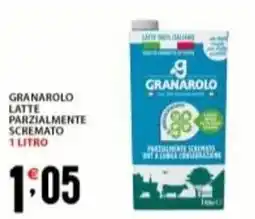 Supermercati Trisss GRANAROLO Latte parzialmente scremato offerta