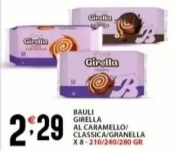 Supermercati Trisss BAULI girella al caramello/ classica/granella offerta