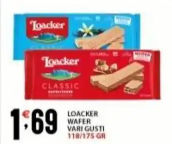 Supermercati Trisss LOACKER Wafer offerta