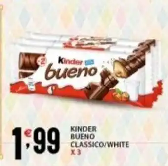 Supermercati Trisss KINDER Bueno classico/white хз offerta