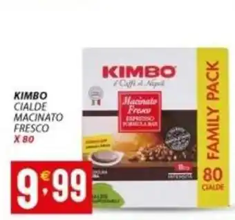 Supermercati Trisss KIMBO cialde macinato fresco offerta