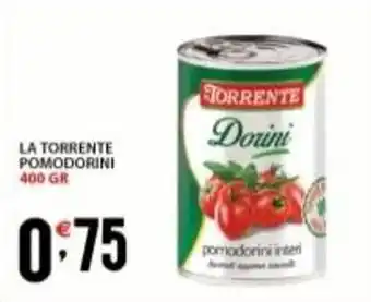 Supermercati Trisss LA TORRENTE pomodorini offerta