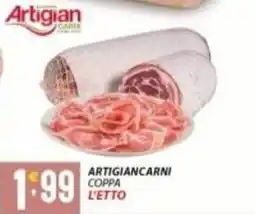 Supermercati Trisss ARTIGIANCARNI Coppa offerta