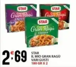 Supermercati Trisss STAR Il mio gran ragü offerta