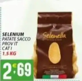 Supermercati Trisss Selenium patate offerta