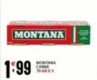 Supermercati Trisss MONTANA carne offerta