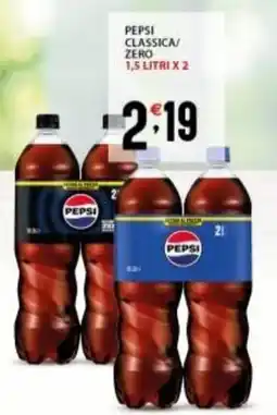 Supermercati Trisss PEPSI classica/ zero offerta