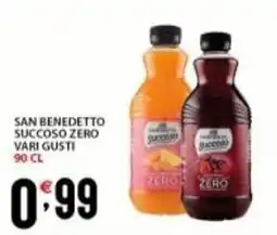 Supermercati Trisss SAN BENEDETTO succoso zero offerta