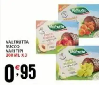 Supermercati Trisss VALFRUTTA Succo offerta