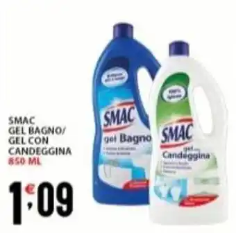 Supermercati Trisss SMAC Gel bagno/ gel con candeggina offerta