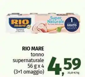 Pam RIO MARE tonno supernaturale offerta