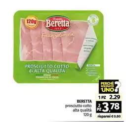 Pam BERETTA prosciutto cotto alta qualità offerta