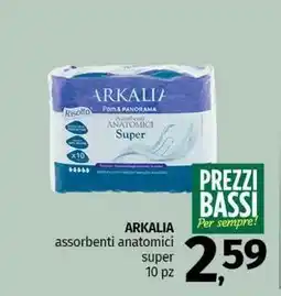 Pam ARKALIA assorbenti anatomici super offerta