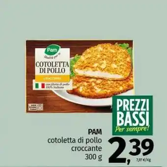 Pam PAM cotoletta di pollo croccante offerta