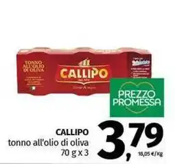 Pam CALLIPO tonno all'olio di oliva offerta