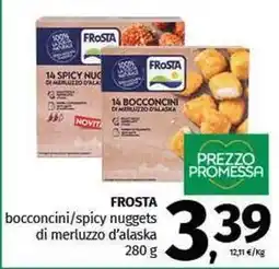 Pam FROSTA bocconcini/spicy nuggets di merluzzo d'alaska offerta