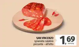 Pam SAN VINCENZO spianata calabra piccante offerta