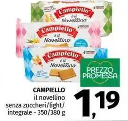 Pam CAMPIELLO il novellino senza zuccheri/light/ integrale offerta