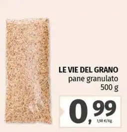 Pam LE VIE DEL GRANO pane granulato offerta