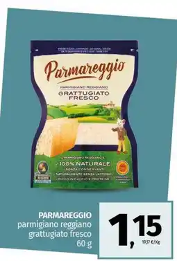 Pam PARMAREGGIO parmigiano reggiano grattugiato fresco offerta