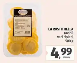 Pam LA RUSTICHELLA ravioli vari ripieni offerta