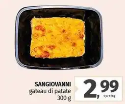 Pam SANGIOVANNI gateau di patate offerta